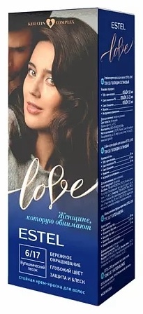 ESTEL PROFESSIONAL Love 6/17 вулканический песок крем-краска 115 мл