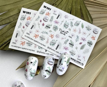 Fashion Nails слайдеры White 101