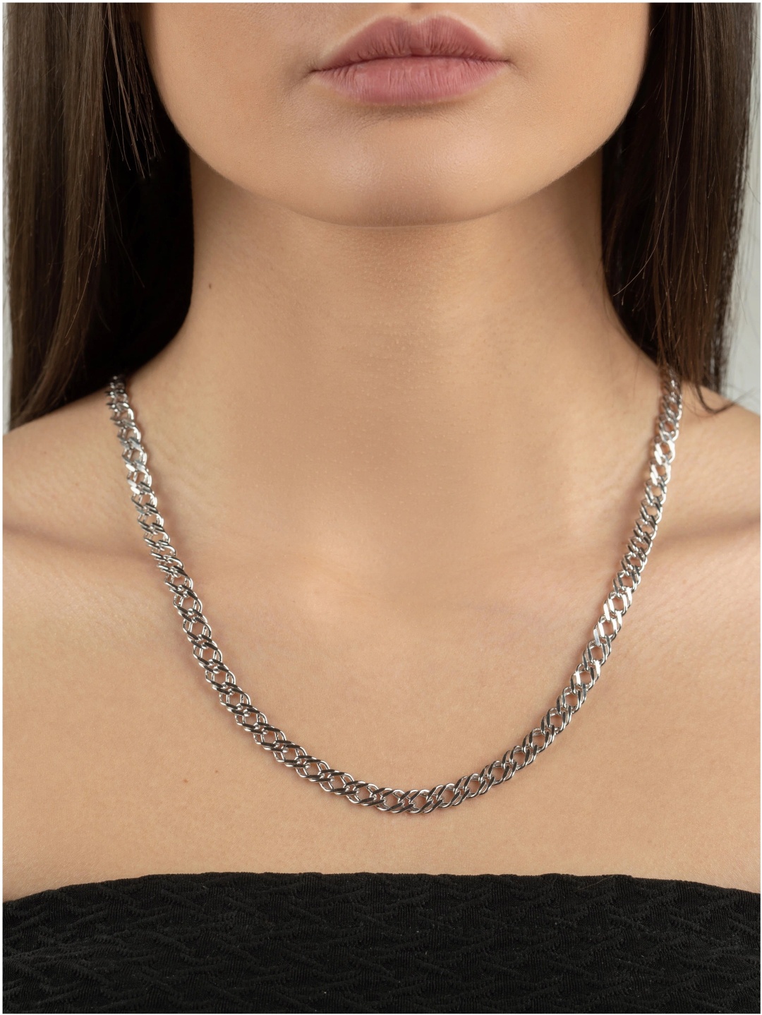ASAL SILVER 509835 длина 50 см, вес 12.7 г серебро, плетение нонна
