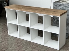 Стеллаж Creative Wood Cells L ЛДСП, 140x32x74, белый