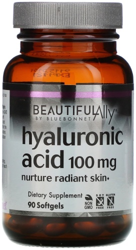 Bluebonnet Nutrition БАД Hyaluronic acid 100 mg 90 капсул