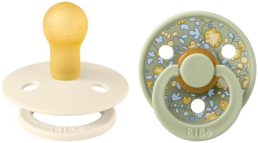 Набор пустышек BIBS Liberty Colour 2 шт. - Eloise - Sage 0+ мес., 2 шт, мультиколор