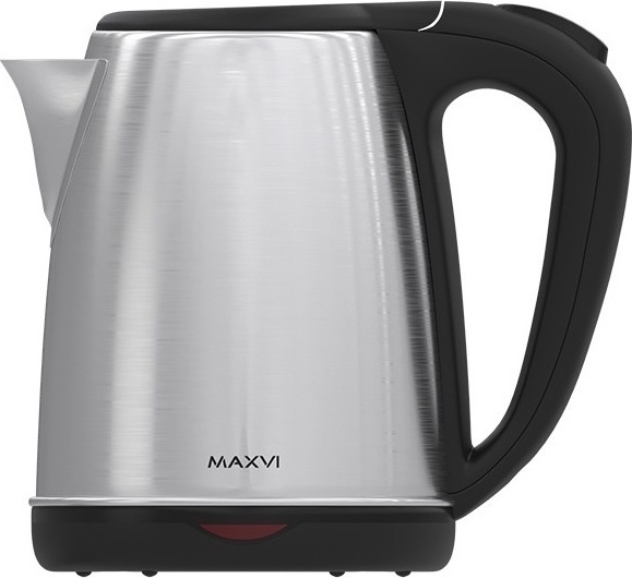 Электрочайник MAXVI KE1821S черный, серебристый