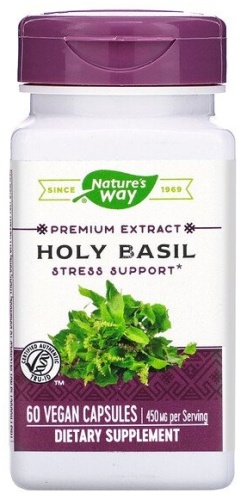 Nature's Way БАД Holy Basil 450 мг 60 капсул