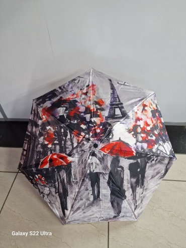 Мини-зонт UMBRELLA автомат серый