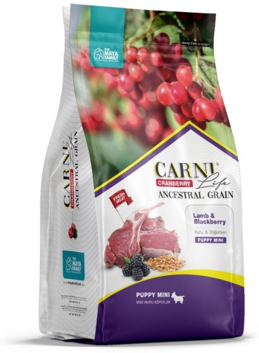 CARNI Life Puppy Mini С ягненком, ежевикой и клюквой для щенков мелких пород 2.5 кг
