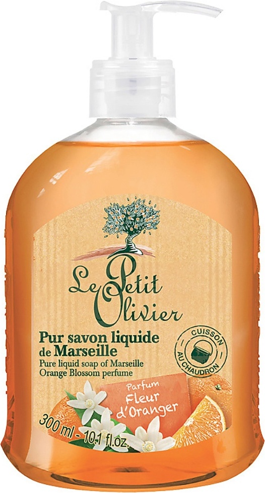 Жидкое мыло туалетное Le Petit Olivier Liquid Soap Цветы Апельсина 300 мл
