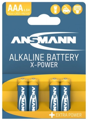 Батарейка AAA ANSMANN 4 шт