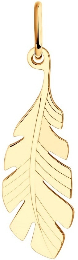 Подвеска LUXOR JEWELRY 036074 вес 0.54 г золото, без вставок