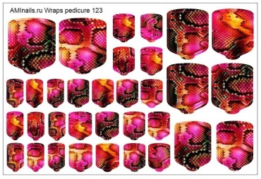 AMINAILS наклейки T123 1 шт