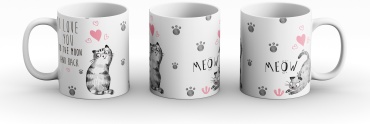 Азбука Печати кружка Meow