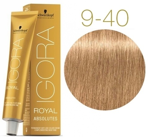 Купить Schwarzkopf Igora Royal Absolutes 9-40 экстра светлый блондин ...