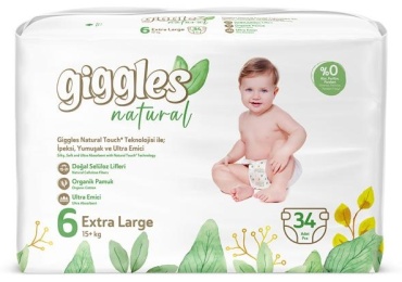 Подгузники Giggles Premium 6, 20 шт