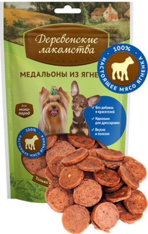 Купить Лакомство Деревенские лакомства для маленьких пород медальоны из ...