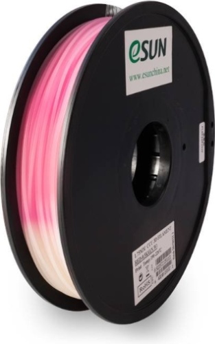 ESUN PLA 1.75 мм 0.5 кг красный прозрачный