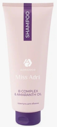 ADRICOCO Miss Adri B Complex Amaranth Oil Shampoo шампунь 400 мл