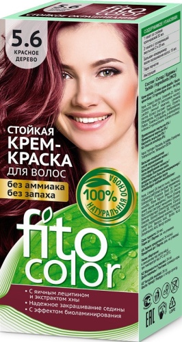 Fito Color 100% натуральная основа 5.6 красное дерево крем-краска 115 мл
