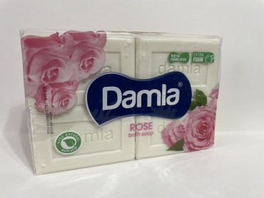 Кусковое мыло туалетное Damla Хозяйственное Роза 500 г