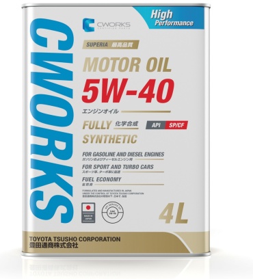 Синтетическое CWORKS Fully 5W-40 4 л