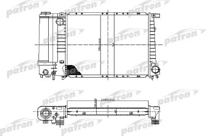 PATRON радиатор основной PRS3400