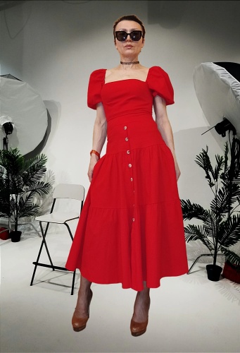 Костюм повседневный KOKI FASHION красный