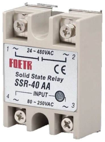 Твердотельное реле SSR-40AA 220В 40А
