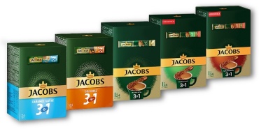 Кофе растворимый Jacobs Коллекция кофейных напитков 3в1 сублимированный 1663 г