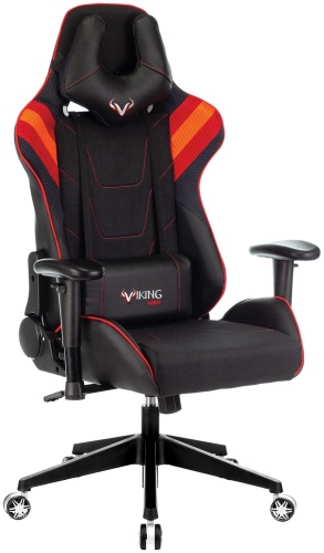 Игровое кресло Zombie VIKING 4 AERO RED, черный, красный