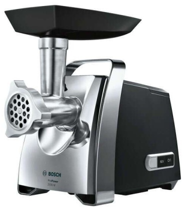 Мясорубка Bosch MFW67440 черный, серебристый