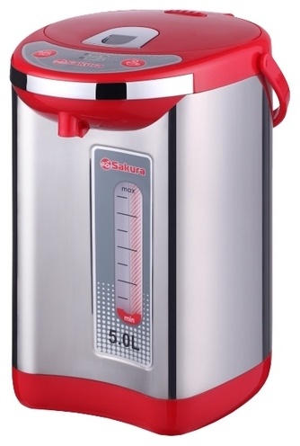 Термопот Sakura SA-315RS красный, серебристый