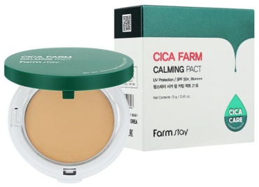 Пудра Farmstay Cica Farm Calming Pact сухая 21 бежевый