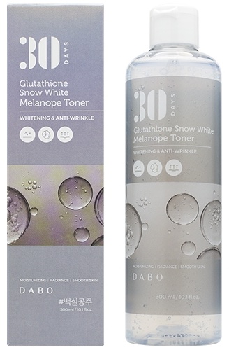 Dabo тонер 30 Days Glutathione Snow White Melanope Toner 300 мл