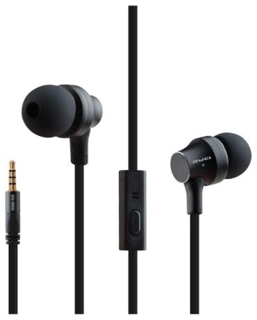 Наушники Awei ES-910i черный