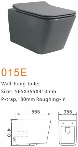 Azario унитаз ZT-015EA MATT DARK GREY, санфаянс
