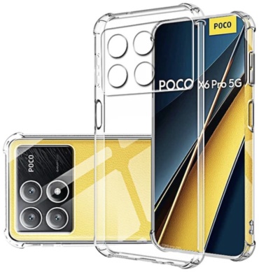 Чехол Nati.aks для POCO X6 Pro 5G прозрачный