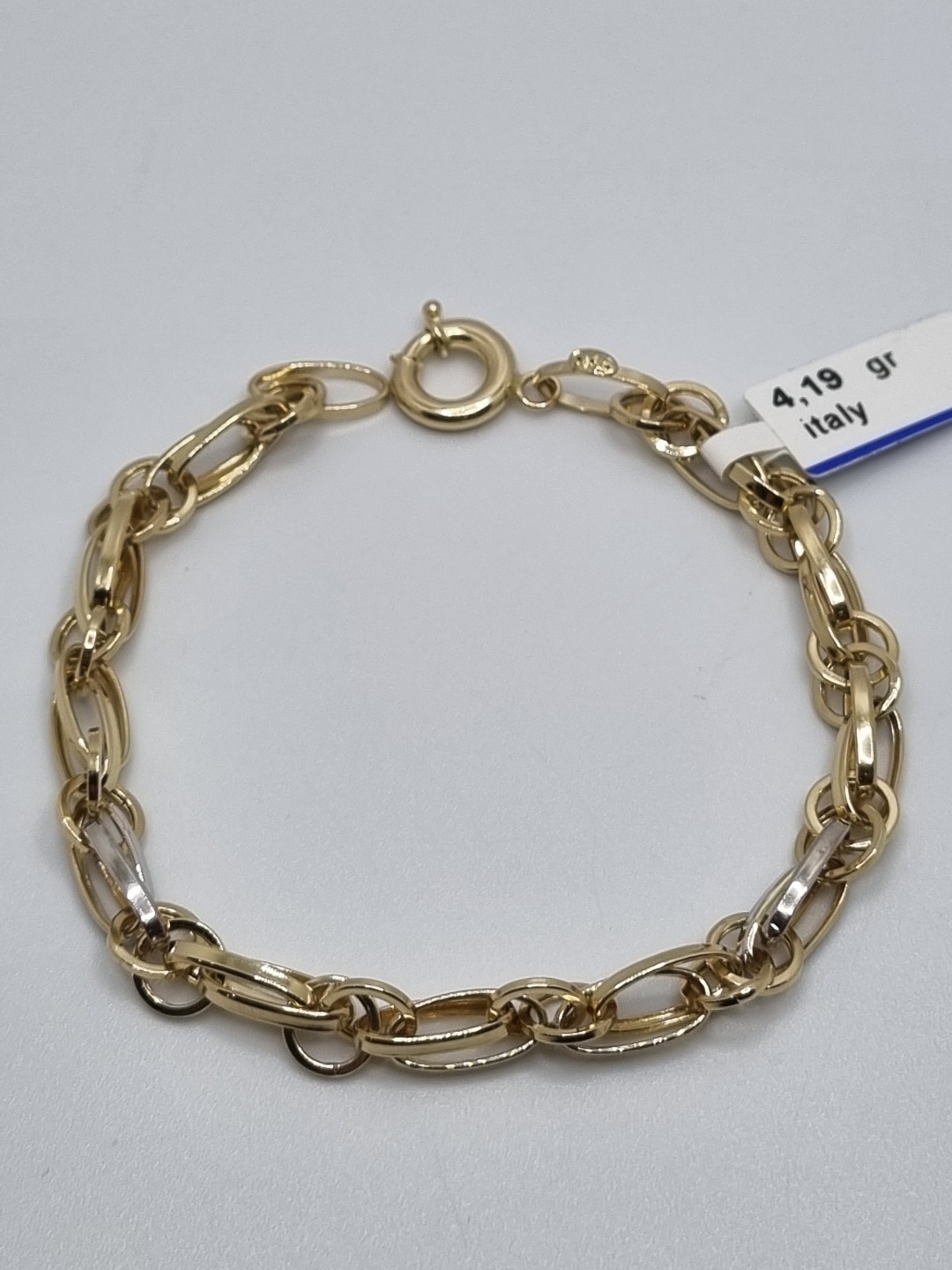 Zhanar Gold ZHA84-333 длина 19 см, вес 4.19 г золото, плетение отсутствует