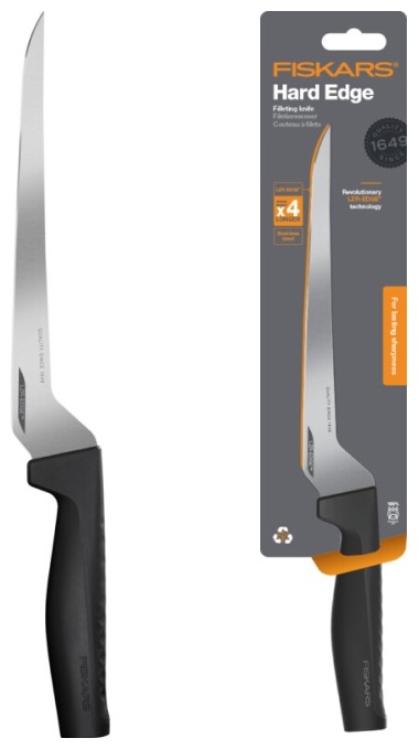 Филейный FISKARS Hard Edge 1054946, лезвие: нержавеющая сталь 1 шт
