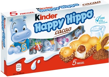 KINDER пряники Happy Hippo с какао начинкой 103 г