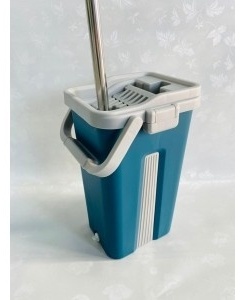 Швабра универсальная, для пола, для стен Smart Mop, материал насадки: микрофибра, синий