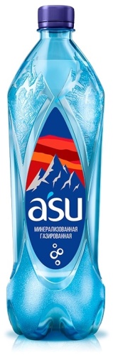Вода A'SU газированная 0.5 л
