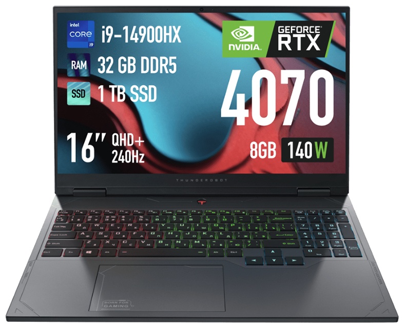 Ноутбук ThundeRobot Gravity 16 Max 16" / 32 Гб / SSD 1000 Гб / Win 11 Pro / JT009300G