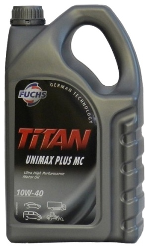Полусинтетическое FUCHS Titan 10W-40 5 л