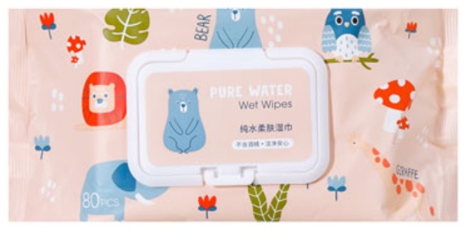 Влажные салфетки Forest Family MINISO, 80 шт