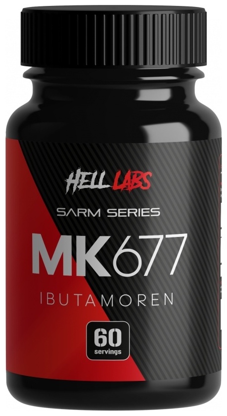 Купить Предтренировочный комплекс Hell Labs MK677 IBUTAMOREN 60 капсул ...