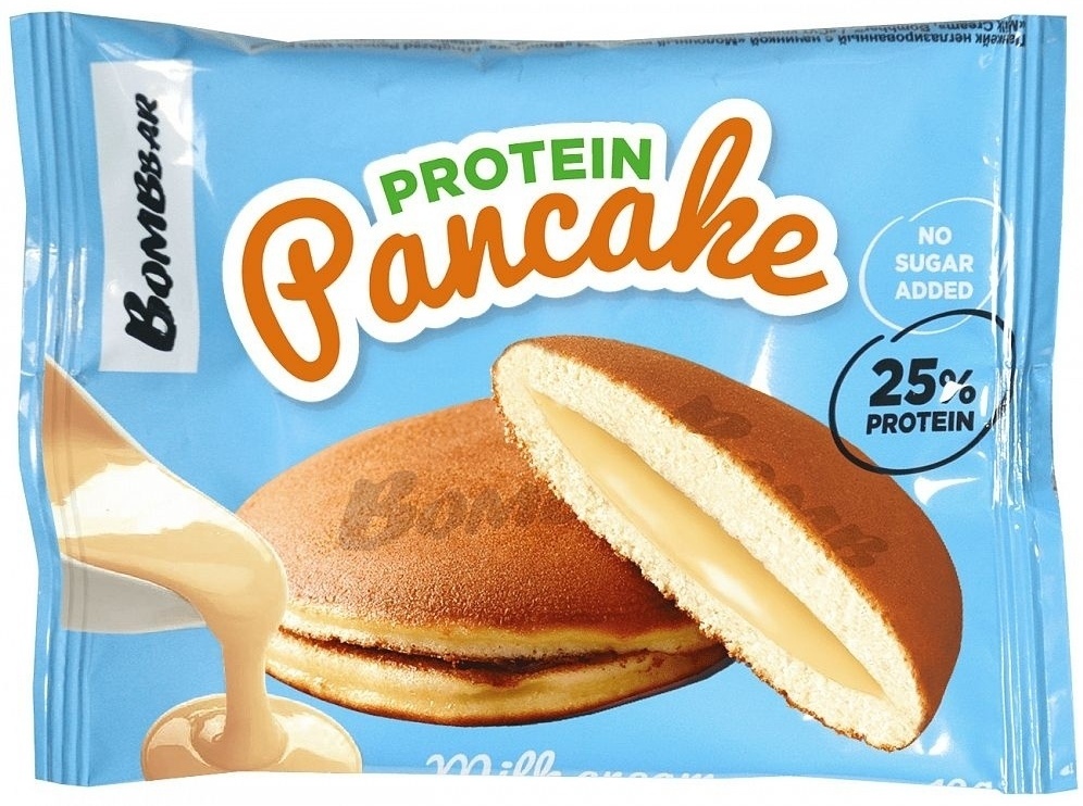 Купить BombBar Protein Pancake печенье протеиновый со вкусом молоко 40 ...