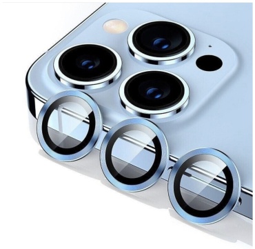 Стекло для Apple iPhone 13 Pro голубой