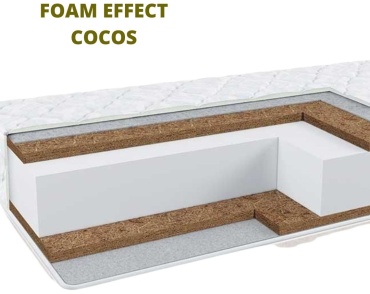 Матрас Comfort Foam effect Cocos 15, 65x185x15 см