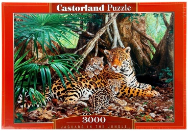 Castorland Леопарды в джунглях 846318 3000 деталей