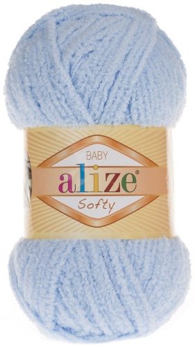 Моток Alize SOFTY 183 серо-голубой 115 м 50 г