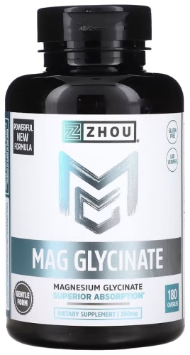 Zhou Nutrition Mag Glycinate 87 мг капсулы 180 шт